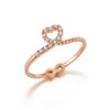 CRANNE Drawing Heart Cubic Ring C24RB088