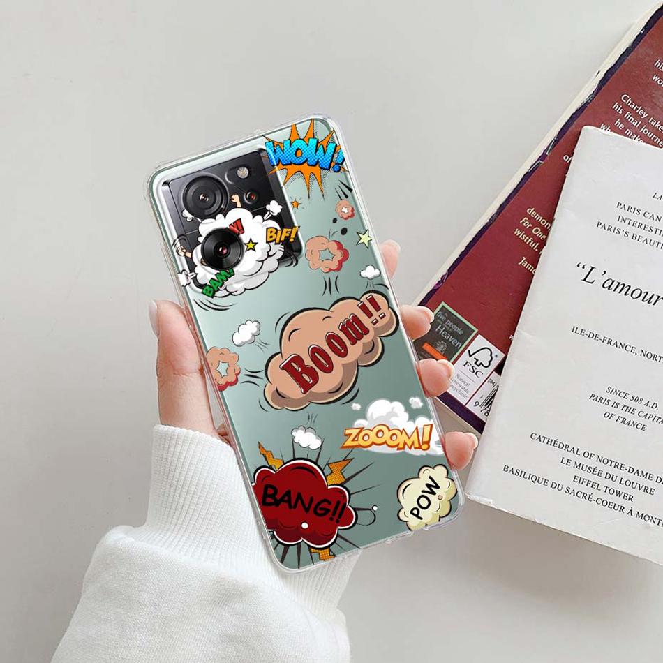 For Xiaomi 13T Pro Case Clear Coque Soft Silicone Transparent TPU Cover For Xiaomi Mi 13T Pro Phone Case For Xiaomi Mi 13T Funda