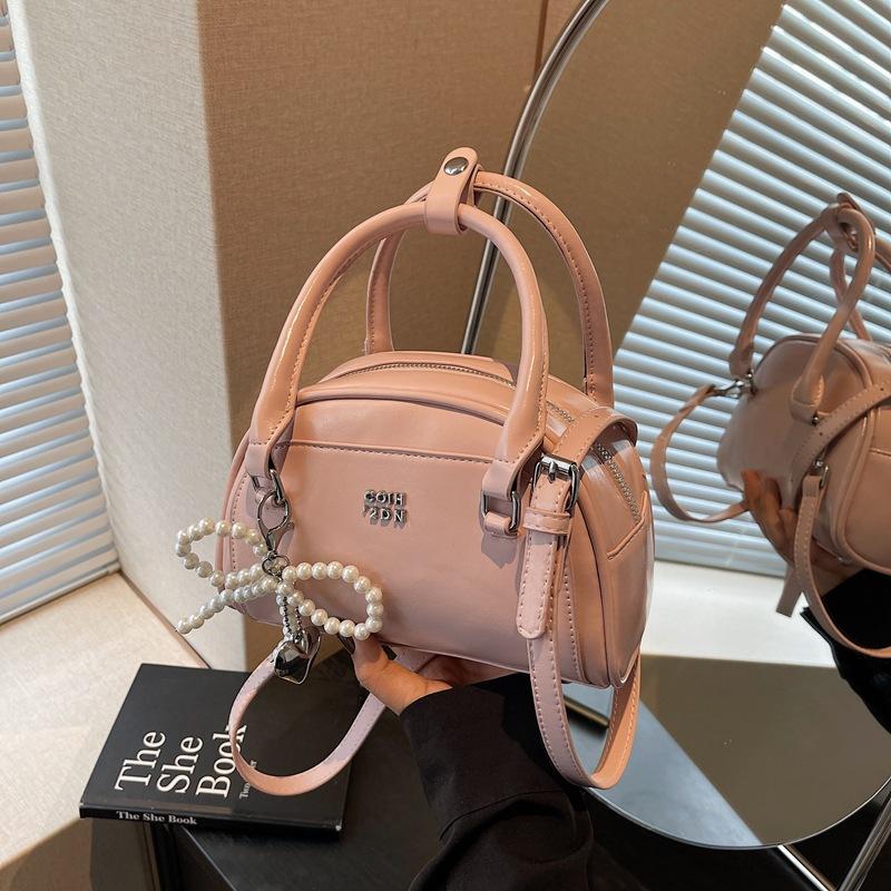 High-end small bag women's new spring and summer versatile messenger bag portable bowling bag