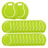 24Pcs Sports Themed Gift Bags With Handle Waterproof Clear Plastic Candy Chocolate Holder Bag for Candies Small Toy P9YB
