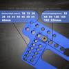 Cabinet Hardware Jig Tool Adjustable Punch Locator Drill Template Guide Wood Drilling Dowelling Guide for Installation