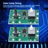 2Pcs Solar Lamp String Controller Module Circuit Board with 8 Kinds Light Mode and Switch 1.2V