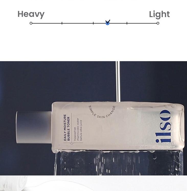 ilso Daily Moisture Bubble Toner 150ml | Gentle Foaming Toner for Hydration & Soothing Care