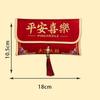 Multi-purpose Fabric Red Envelope Horse Red Color Lucky Money Bag With Tassel Embroidery Storage Bags Gift