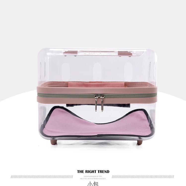 

Double-layer Rolling Cat Carrier Transparent Pet Stroller Space Capsule Dog Travel Case Backpack for Cat Ventilated Pet Supplies