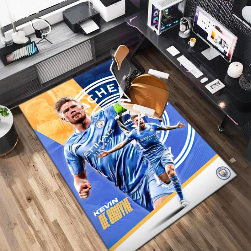 Former Manchester City F.C. Belgian athlete Kevin De Bruyne carpet is suitable for living room and bedroom doormats office balcony decorative carpet 1