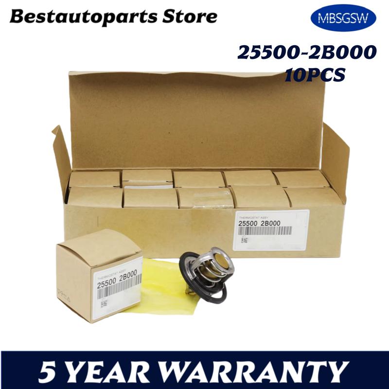 10Pcs Thermostat 255002B000 FOR HYUNDAI ACCENT VELOSTER i30 Elantra FOR KIA Picanto Cerato Rio Forte 25500 2B000 25500-2B000
