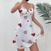 New deep suspender lace nightdress slim fit comfortable breathable quick drying loungewear pajamas women's summer