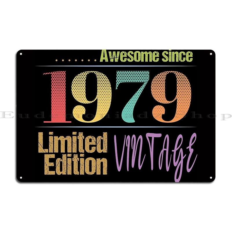 Awesome since Limited Edition Vintage Living Legend Birthday Funny Vintage Awesome Since Metal Tin Sign Poster 20x30cm(7.8x11.8inch)