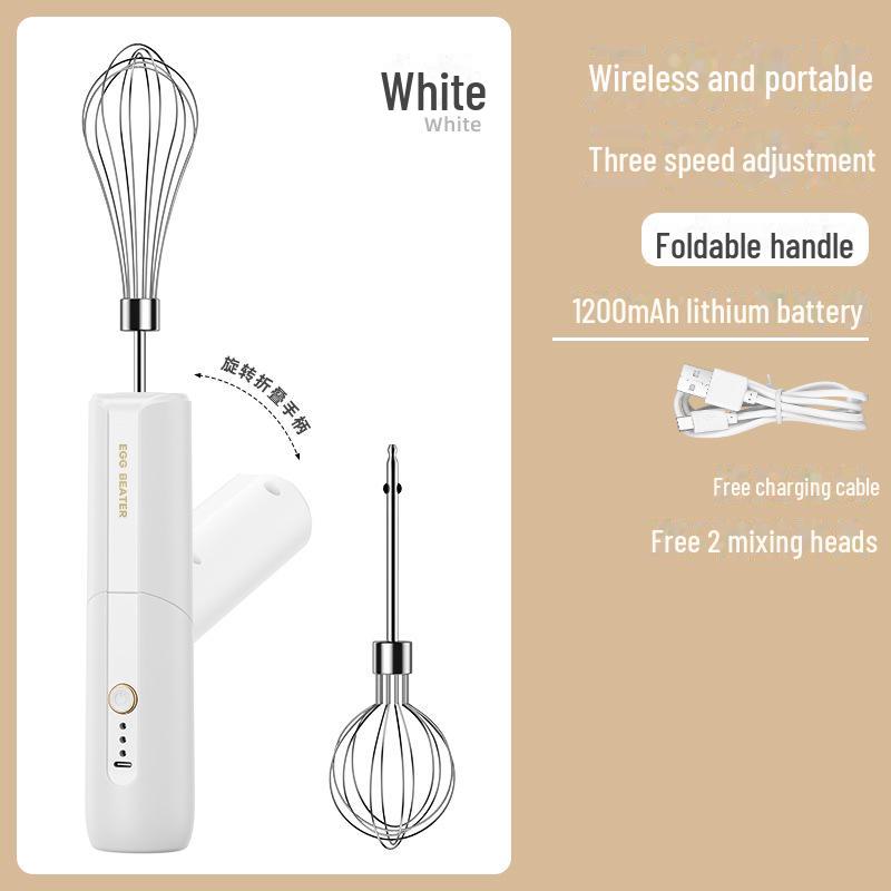 

Новый складной электрический ручной венчик для взбивания яиц двойного назначения Standard (not for glue/silicone/paste)