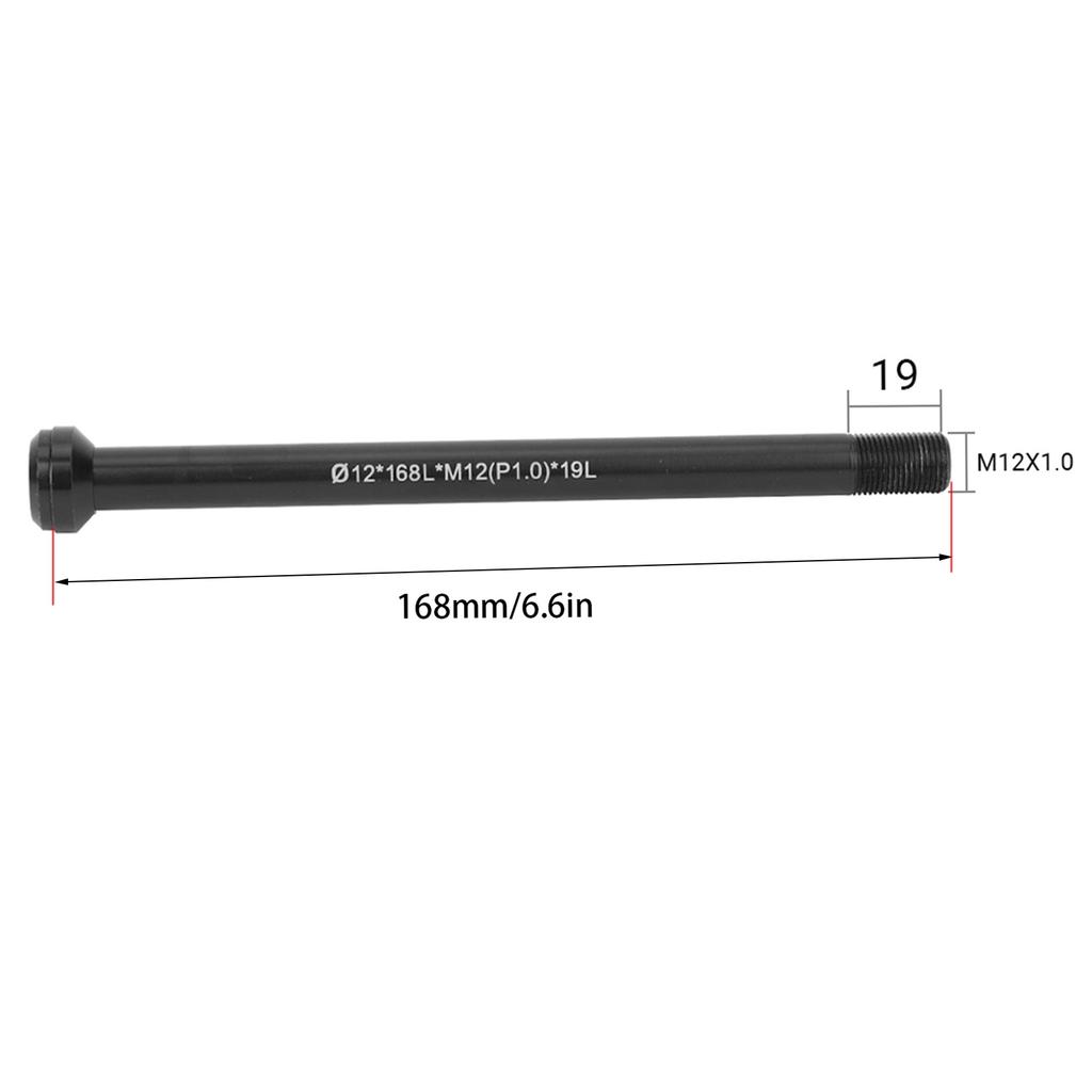 Aluminum Bicycle Thru Axle 142x12mm Rear Fork String Lightweight High Strength/Durable Replacement Parts For Bicycle Repair