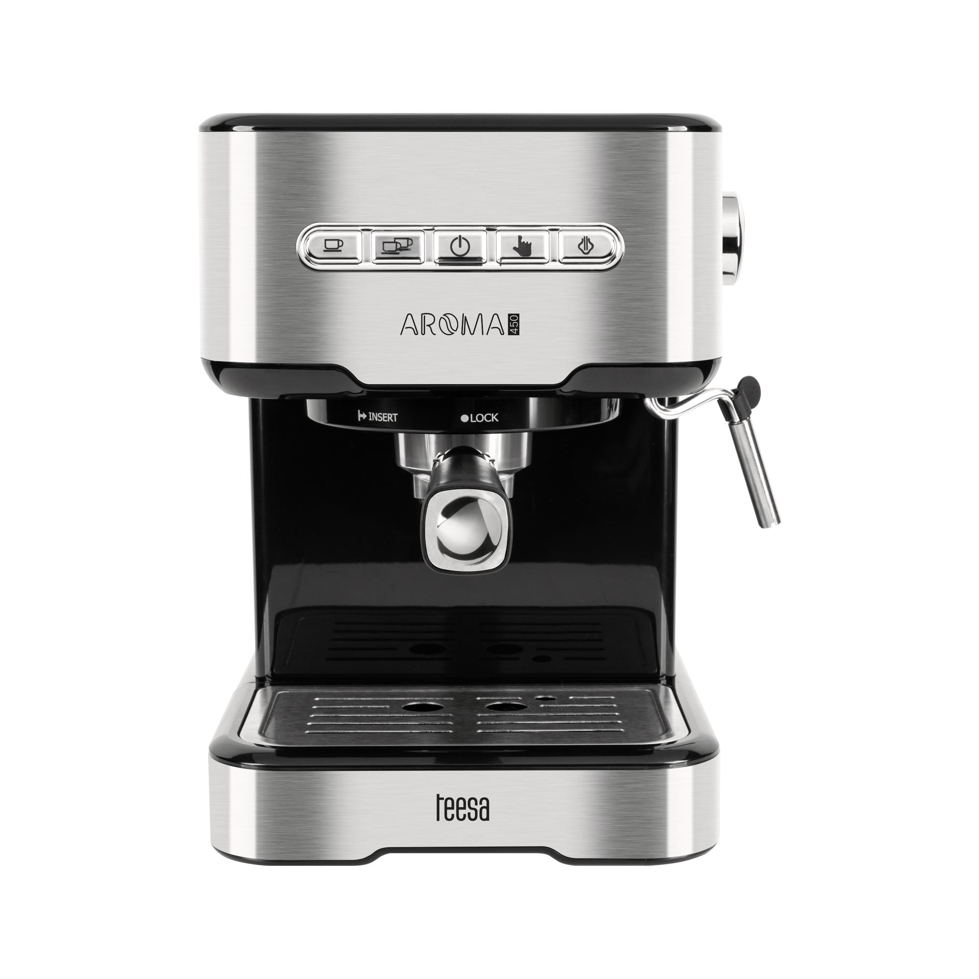Macchina per caffè espresso TEESA con montalatte da 15 bar