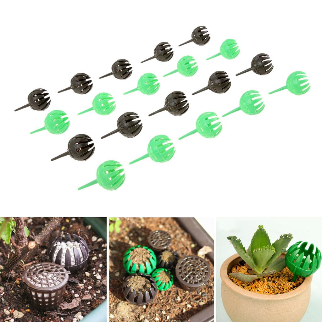 10Pcs Fertilizer Cover Basket Box Dome Case Plastic Plant Bug Portable Nursery Pot Cultivation Fertilizer Box Flower Bonsai Tool