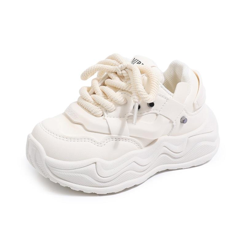 Kindersportschuhe 2025 Herbst neue feste Sohle Jungen Papa-Schuhe leichte Mädchen kleine weiße Schuhe Baby kleine rote Schuhe