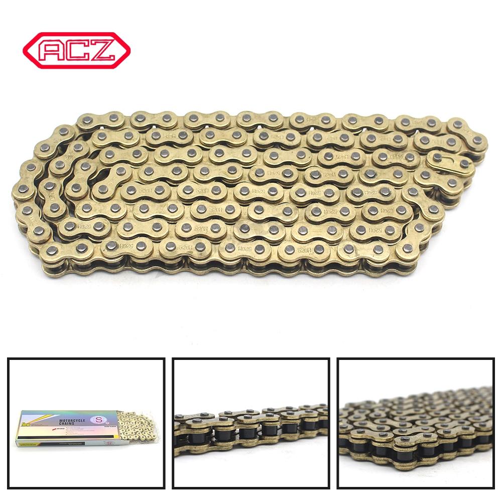 Universal Motorcycle Chain 520 525 530 120L (NO O-RING&X-RING) for Honda Suzuki Yamaha KAWASAKI DUCATI BMW CAGIVA APRLIA
