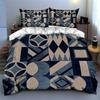 Geometric abstract shapes Bedding Duvet cover sets Duvet covers Pillowcases gifts (1 * Duvet Cover 2 * Pillowcases, without duvet insert)