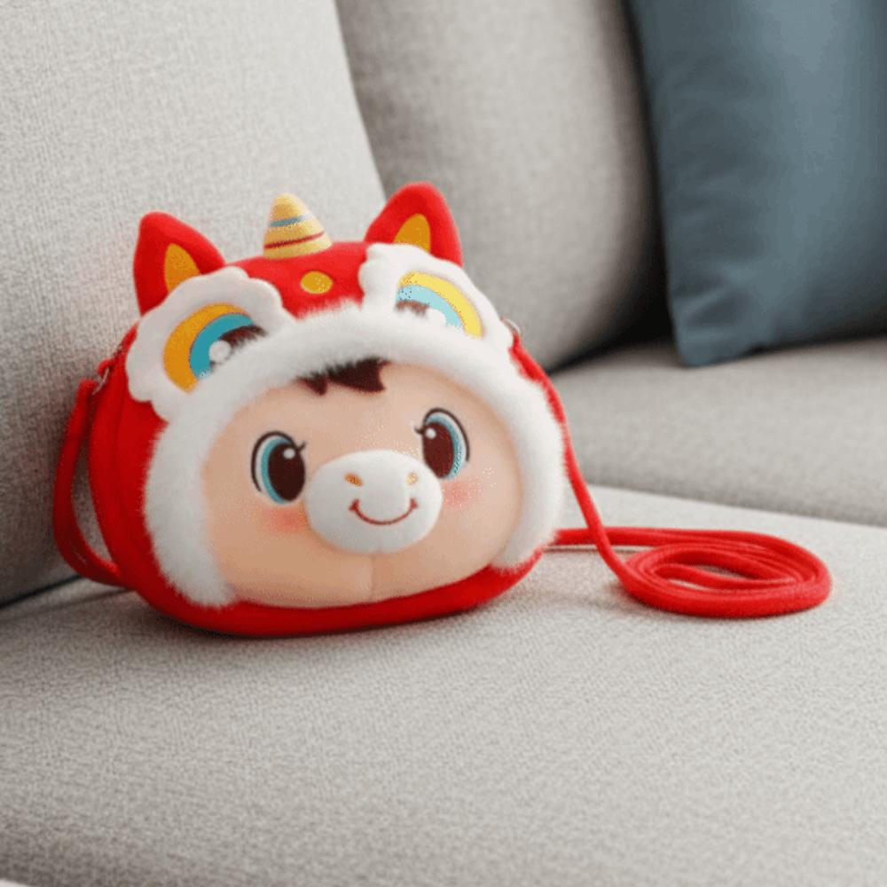 Red Packet Horse Year Money Bag Lucky Horse Lucky Horse Plush Bag  Chinese New Year