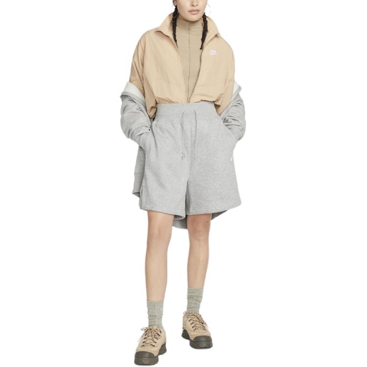 New Nike Sports Shorts Women's Light Gray DQ5717-063