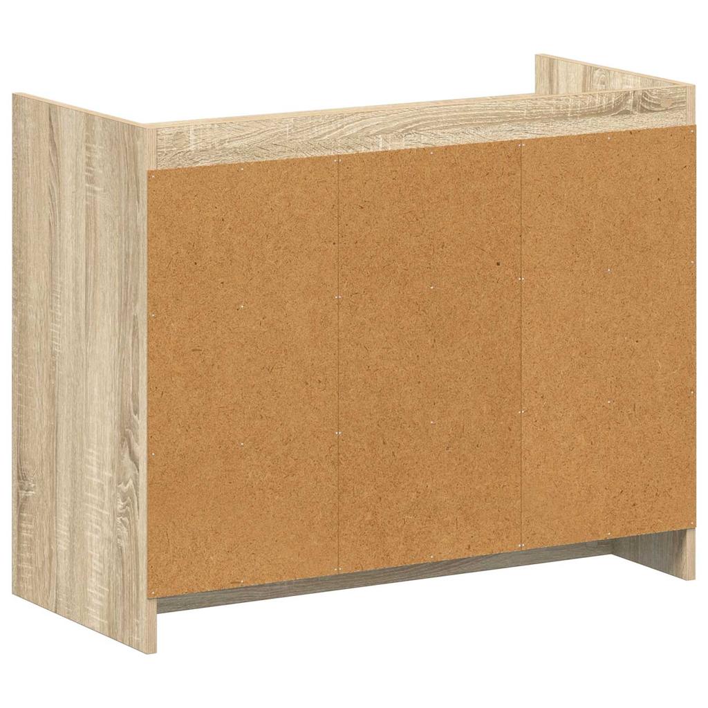 Shoe Cabinet in Sonoma Oak 85 x 39.5 x 70 cm Particleboard