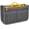 Bag-in-bag Inner Bag Lightweight Self-standing Storage Cosmetic Multi-bag Pouch Travel Multifunctional Durable Camping Organization (gray)