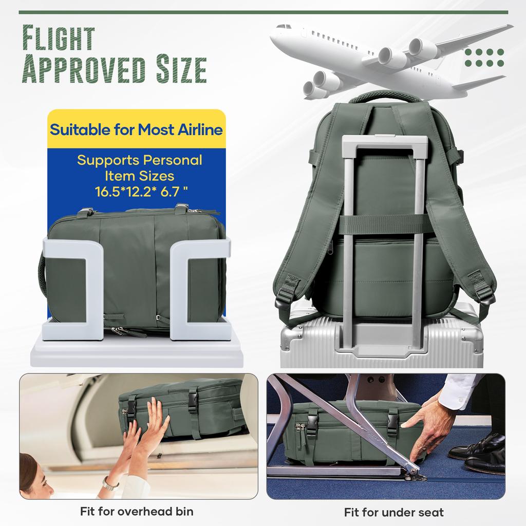Cabin Airplane Business Laptop Bag Handbag Bag ,Vacuum Compression Travel Backpack for Women Men, Backpack, Storage Backpack
