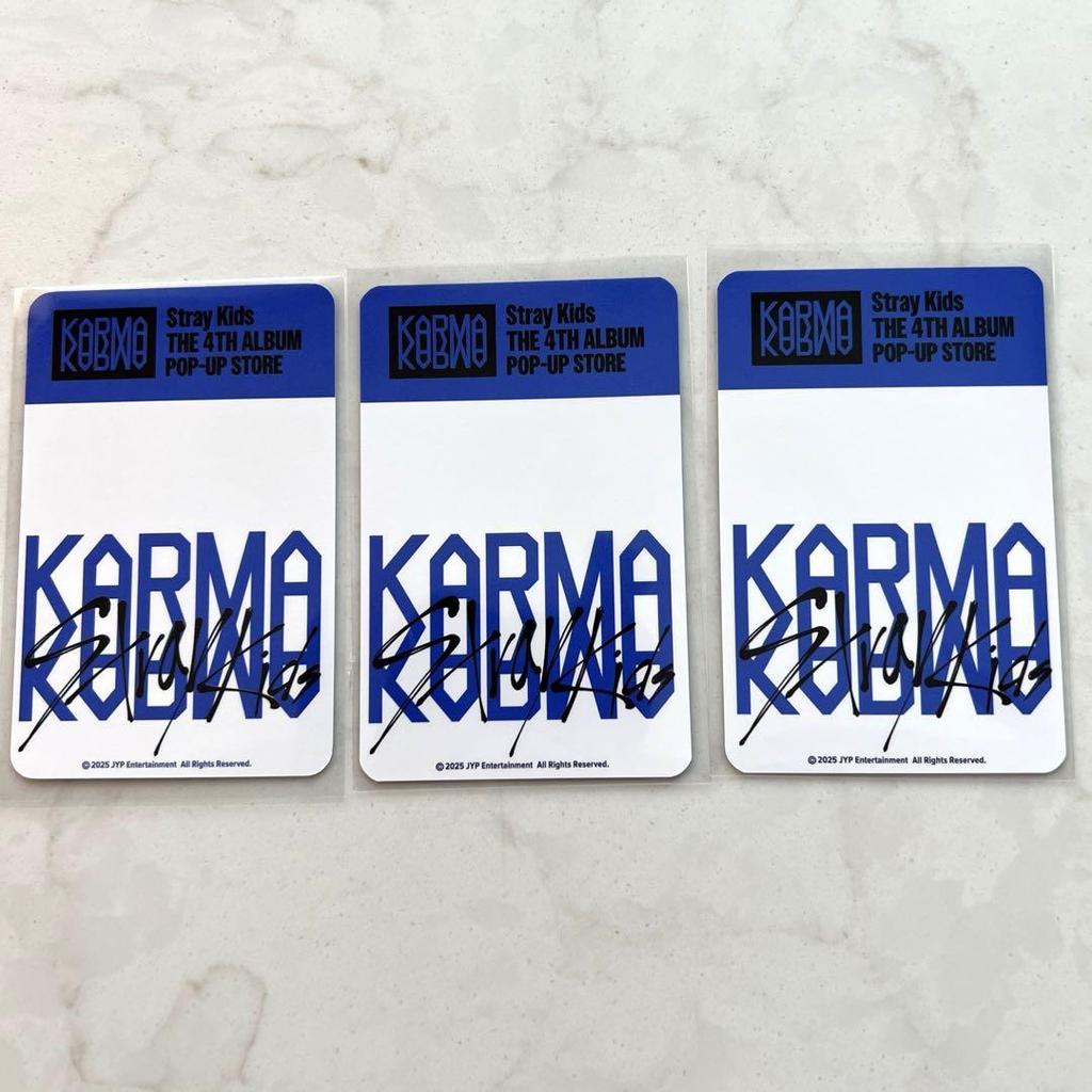 [USED] Stray Kids KARMA Purchase Bonus Trading Card Rakidro Complete Pop-Up