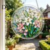 Irregular Shape Puzzle Pieces Acrylic Jigsaw Suncatcher Stained Glass Window Hanging Ornament DIY Puzzles Hands-on Activity Sun Catcher Panel for Home