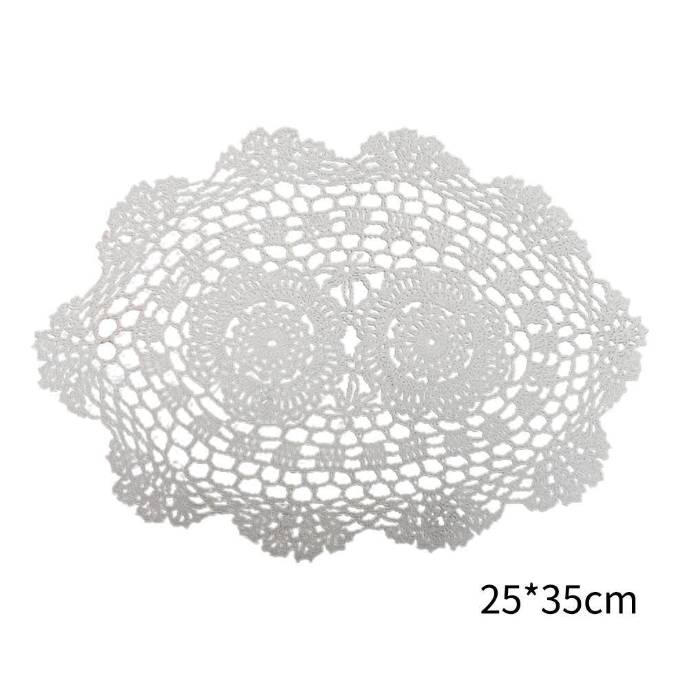 Table Mat 2022 25 * 35cm Cotton Cotton Lace Doilies Floral Lace Doilies Floral