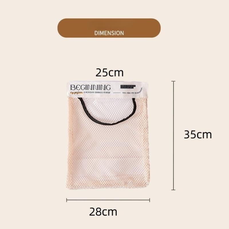 Kitchen Velcro Plastic Bags, Garbage Bags, Storage Bags, Large Capacity Sundries Hanging Bags, Breathable Storage Bags, Storage Organizers