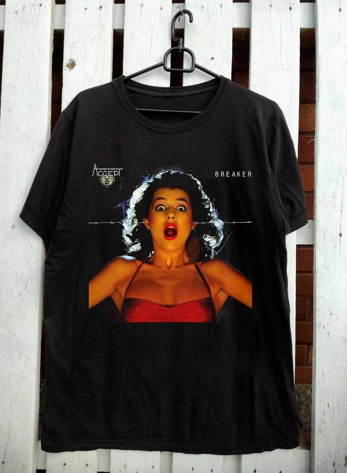 Rare Collection Accept – Breaker Short Sleeve Black All Size Shirt OM26 4XL