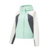 Li Ning Color Block Zipper Versatile Hooded Sports Windbreaker Women Outerwear AFDW114-5