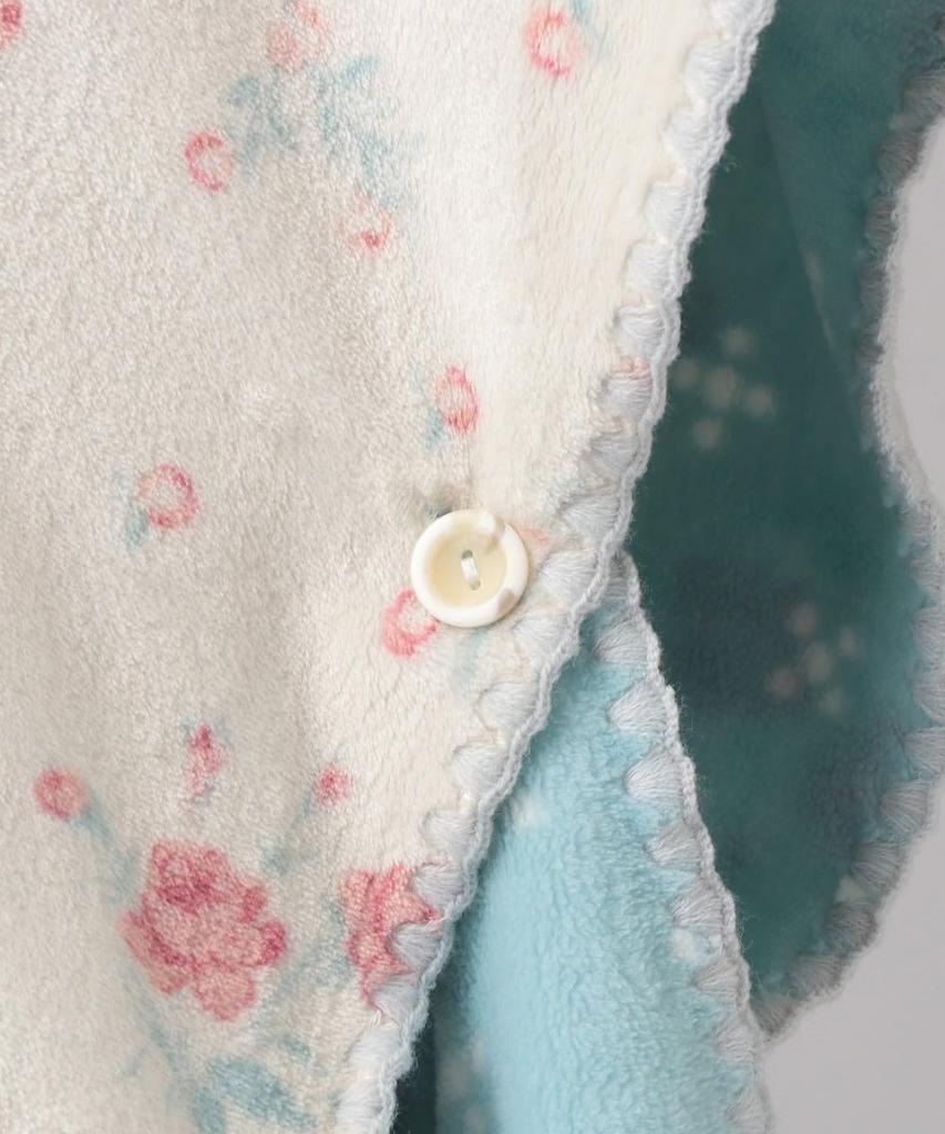 Afternoon Tea Living Reversible Classic Flower Cape Pink Pajama/Loungewear Top,