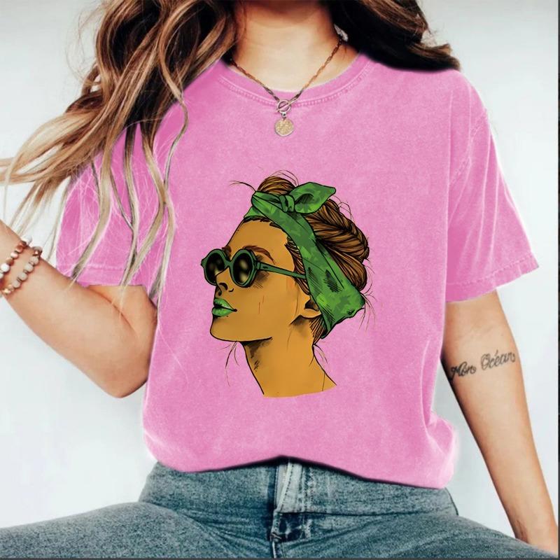 

Женская футболка из чистого хлопка с эффектом потертости Мужская и женская футболка с принтом XXXL розы красного