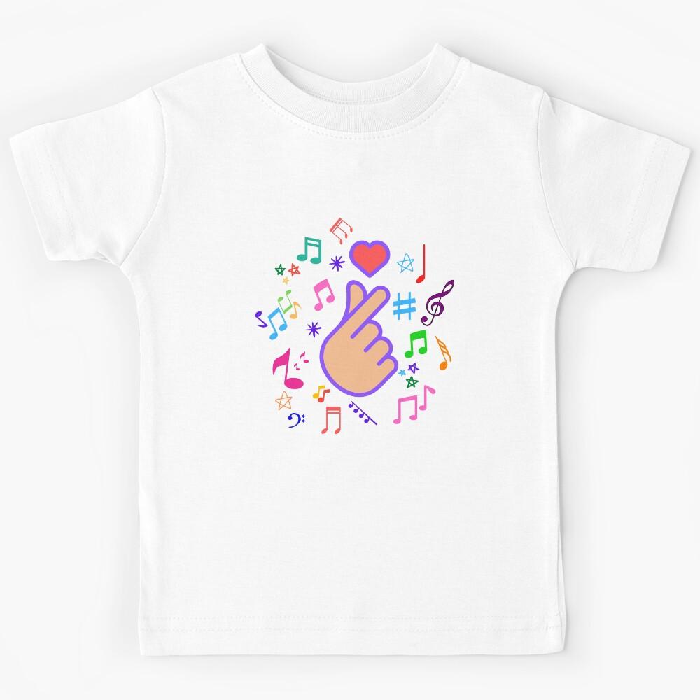 K pop lover, Korean music, Korean culture, Music lover, Love K pop, K pop fan, Korean style, K pop all day, Music notes Kids T-Shirt 100