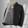 Men's Autumn Jacket Stand-up Collar Business Casual Middle-aged and Elderly Dad Jacket Middle-aged Spring and Autumn Jacket