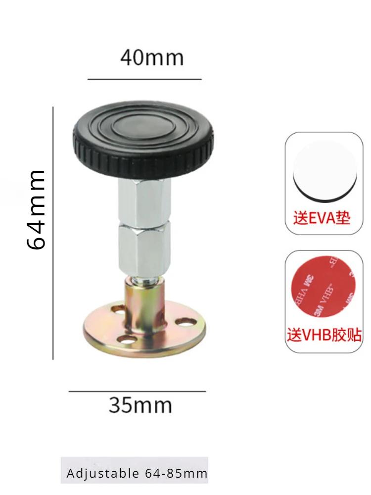 2 sets Shock Mount Tools Adjustable Threaded Bed Shock Hardware Furniture CabinetStabilizersHeadboardStoppers Self-AdhesiveFixed