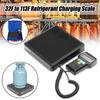 HVAC Precision Electronic Refrigerant Charging Scale Weighing Weight Digital Car Refrigerant with English Instruction