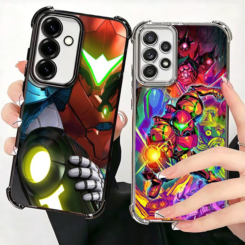 M-Metroids Soft Phone Case For Samsung A17 A27 A07 A37 A57 A16 A56 A15 A55 A14 A54 A13 A53 A26 A36 A25 A35 A24 A34 A23 A33