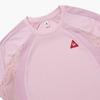 LECOQ Women'S Lace Jersey Loose Fit Short Sleeve T-Shirt - Pink (Qq122Lrs37)