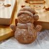 Dřevěné formičky na sušenky na Vánoce, DIY 3D gravírované embosované formičky na vykrajování sušenek, vánoční stromek sněhová vločka Santa Claus perníček