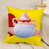 American Funny Cartoon Captain Pillow Case Natural Linen DoubleSided Printing Sofa Home Decor Cushion Cover