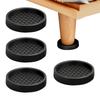Noise Reduction Rubber Caster Cups Furniture Sliders