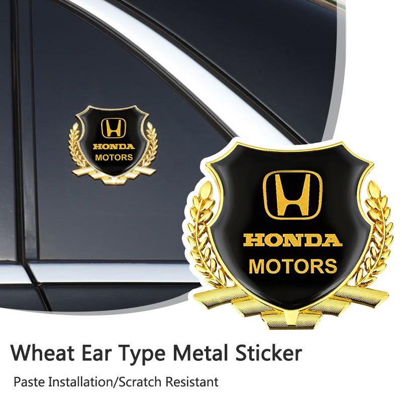 CPS1 3D Metal Stickers Car Emblem Badge Sticker Decoration Decal For Honda Civic Bonda Accord City Jazz Dio RR Bonda Auto Accessories