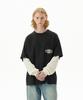 MAHAGRID Cross Logo Thermal Ls Tee Charcoal(Mg2Ffmt571A)