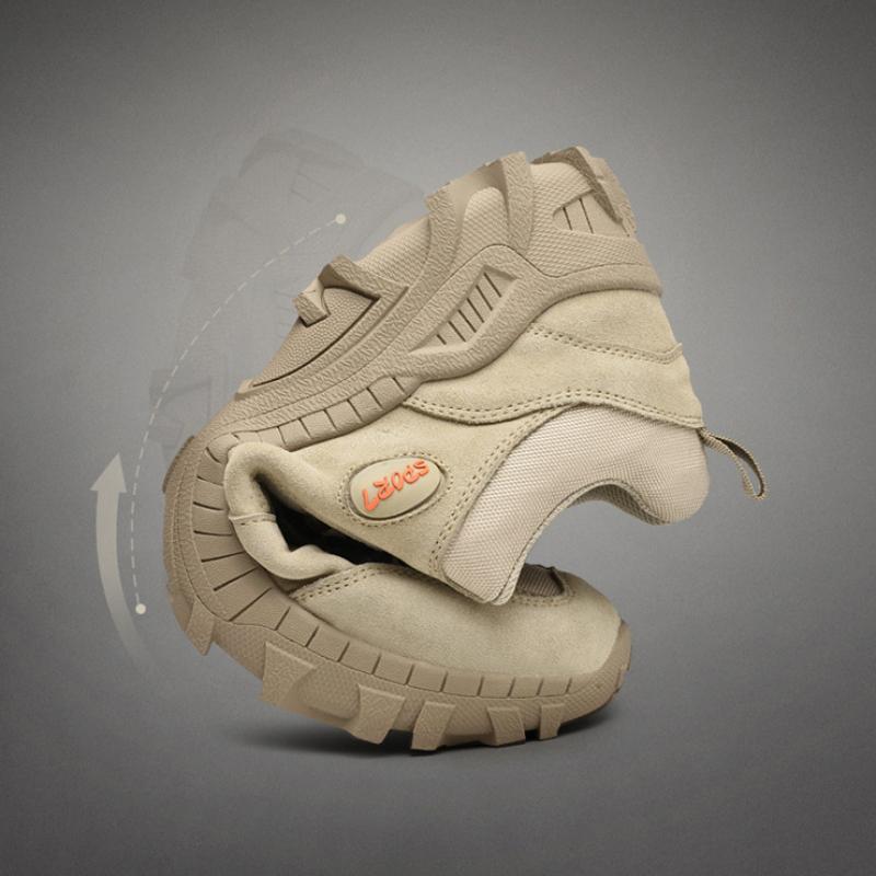 New Patchwork Outdoor Sneakers Breathable Men's Casual Shoes Men Desert Combat Footwear Large Size Non-Slip Hiking Shoes