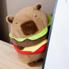 Hamburger Kapybara Roztomilá Kapybara Plyšové zvířátko Kapybara Plyšové hračky Kawaii Kapybara Kapybara Plyšák Nejlepší dárek k narozeninám