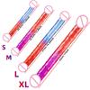 Double-Headed Lala Dildos Sex Toy Female Comrade Double-Headed Dragon Two-Color Jelly Color Dildo Butt Plug