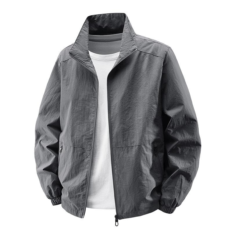 Spring and Autumn New Men's Jackets, Outdoor Sports Loose Korean Version of Casual Men