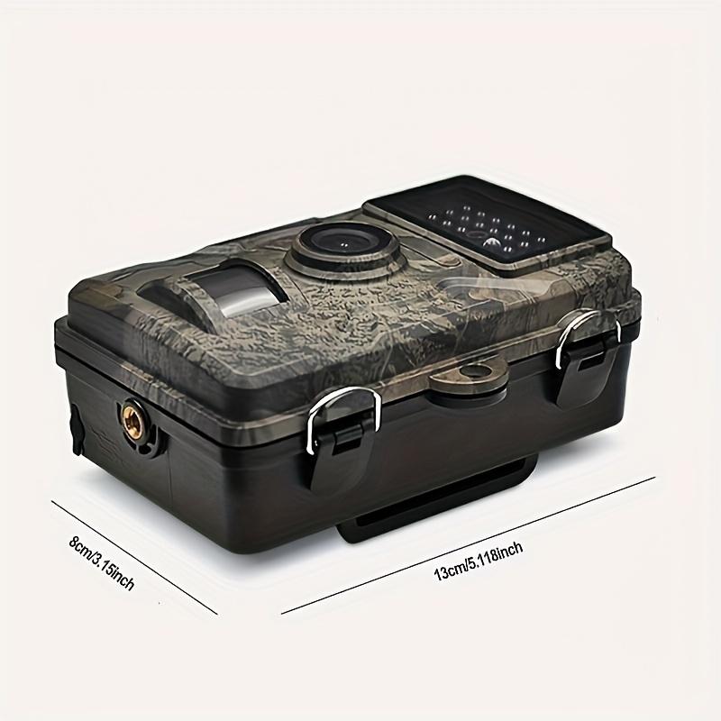 1pc Hunting Camera With 2-Inch Screen, HD Wildlife Trail Camera, Waterproof Night Vision PIR 10m, 0.8s Trigger Motion Activated