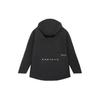 Li Ning Ski Series Logo Print Loose Hooded Ski Jacket Unisex Jacket Black AHXR044-1